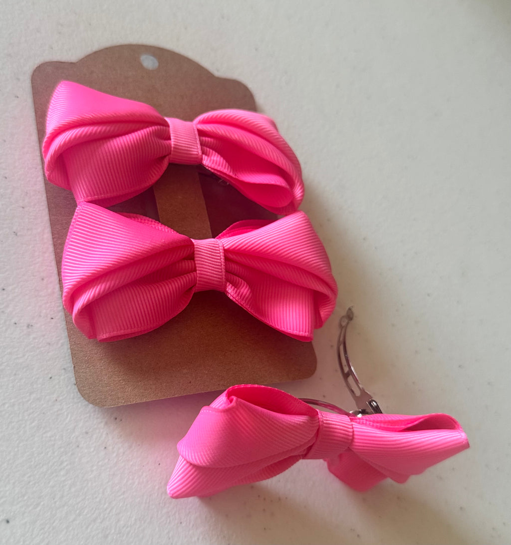 Ribbon Belle Bow Clips