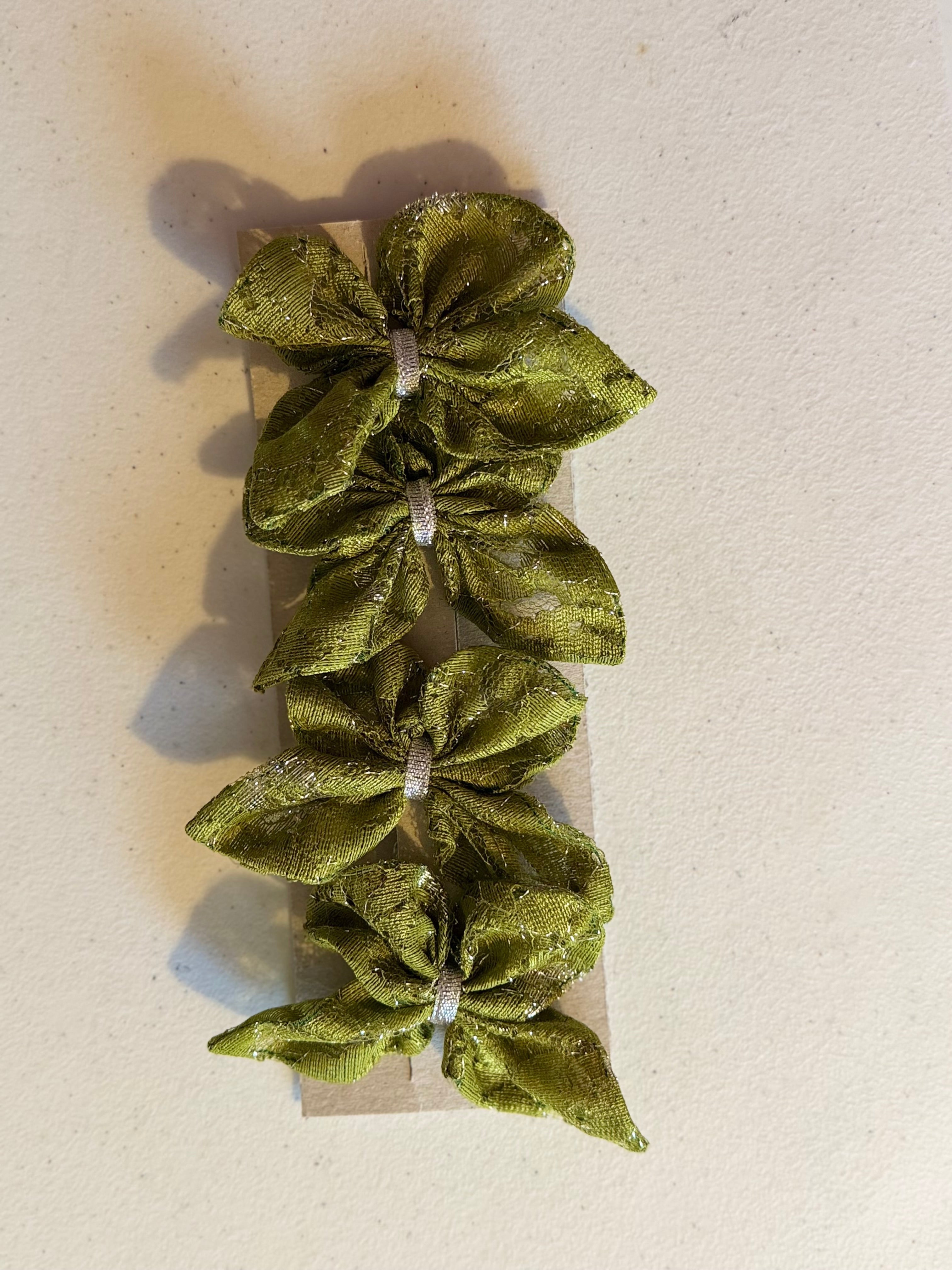 Olive Butterfly Bow