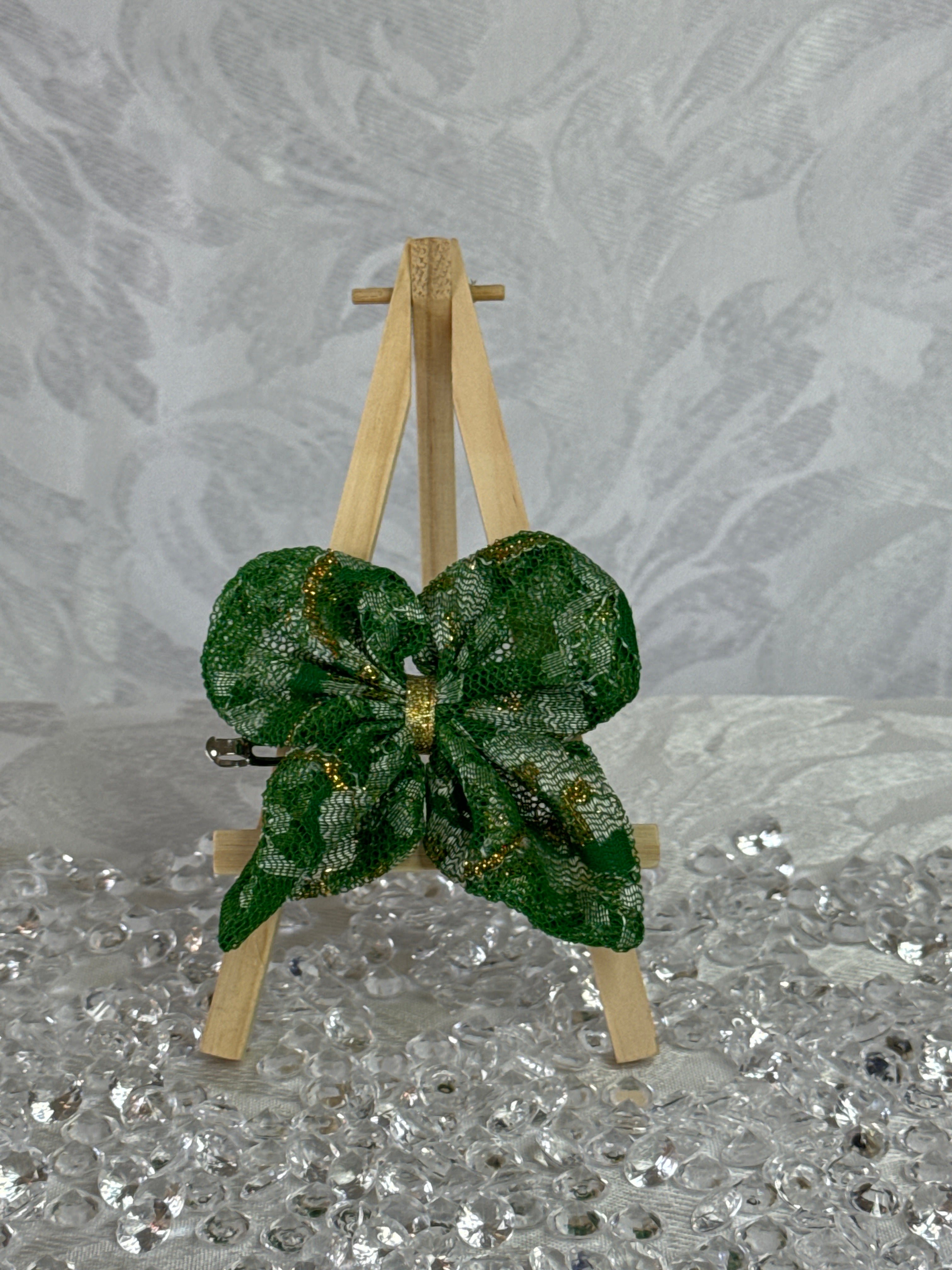Green Butterfly Bow
