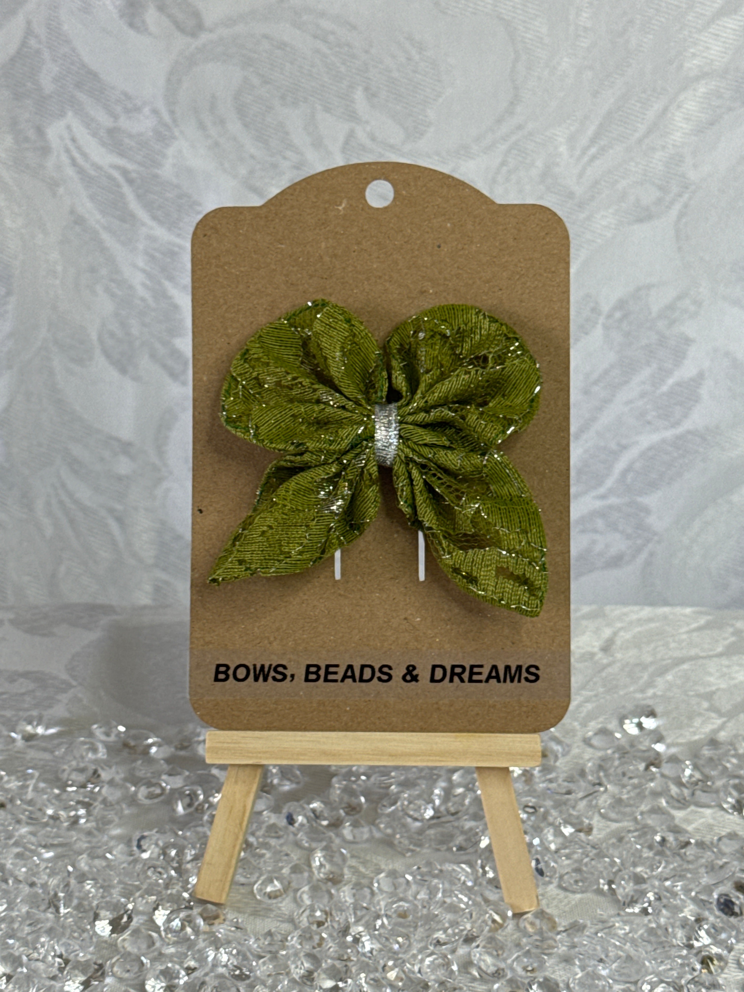 Olive Butterfly Bow