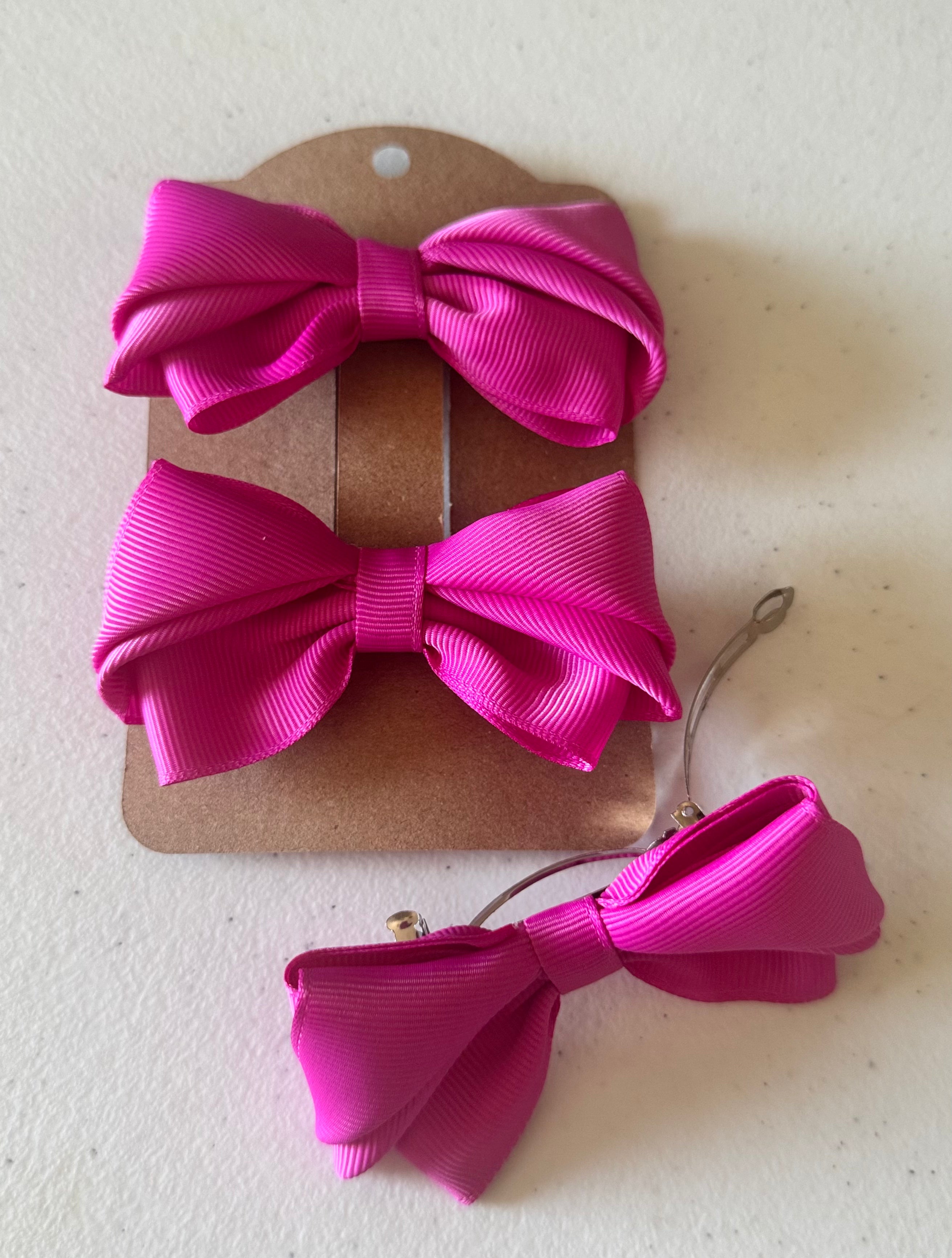 Ribbon Belle Bow Clips