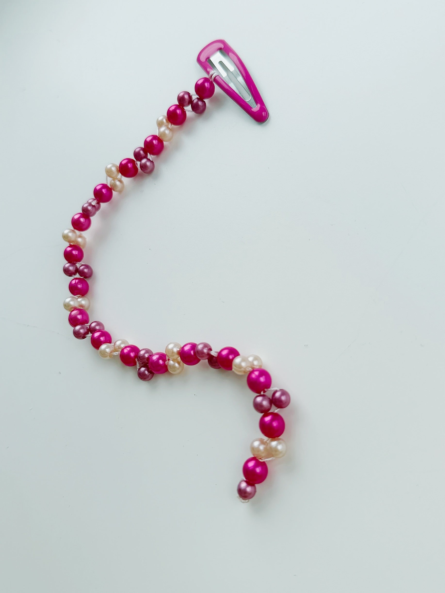 Pink Galaxy Strand Clip